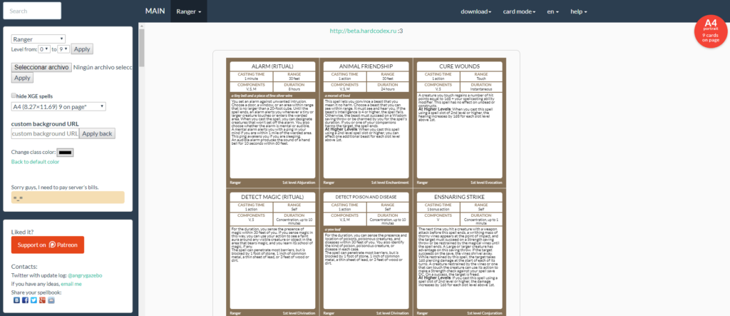 d&d class template