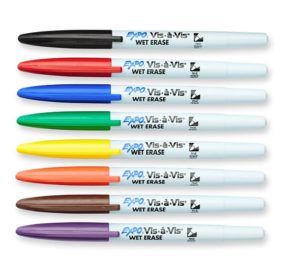 EXPO Vis-a-vis wet erase markers