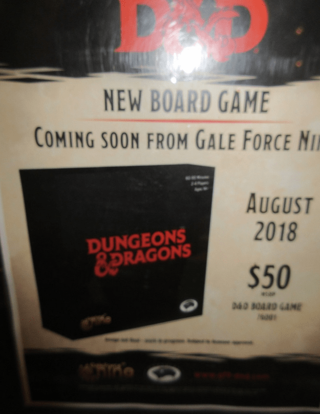 New D&D Board Game GF9