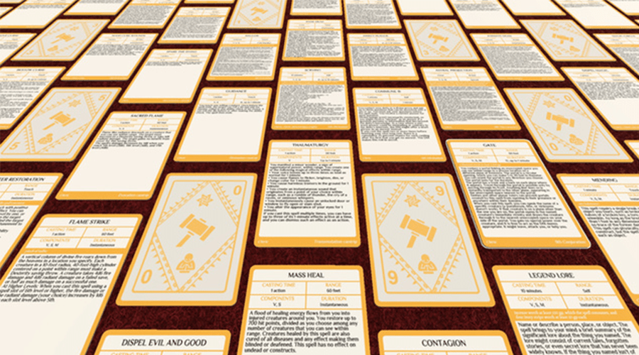 D&D Printable Spell Cards