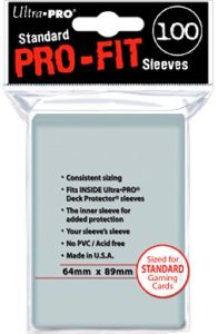 Ultra Pro Pro-Fit Transparent Sleeves